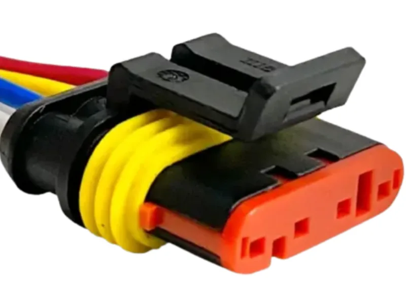 CHICOTE CONECTOR 4 VIAS FÊMEA
